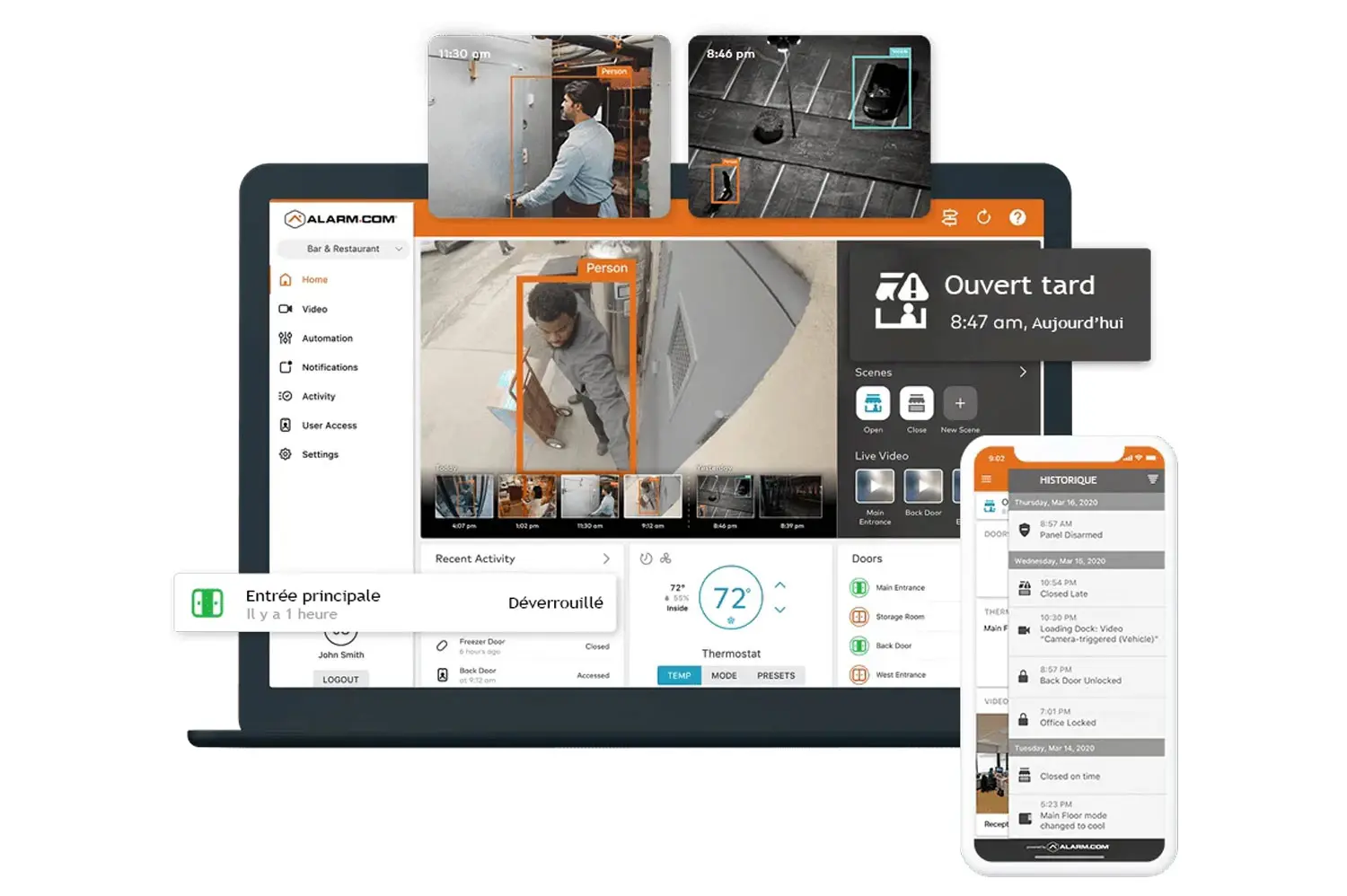 Application mobile Alarm.com